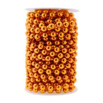 Garland Mandala Crafts Orange Faux Pearl Beads 10 mm 10 m