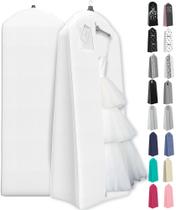 Garment Bag Your Bags Vestido de noiva 72 polegadas com reforço de 20 polegadas