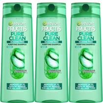 Garnier Hair Care Fructis Puro Shampoo Limpo, 12.5 Fl Oz, 3 Conde