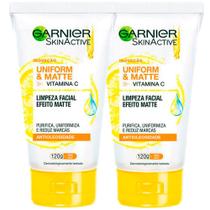 Garnier Skin Uniform & Matte Vitamina C Kit 2 Gel de Limpeza Facial Garnier Skin Uniform & Matte Vitamina C Kit 2 Gel de Limpeza Facial