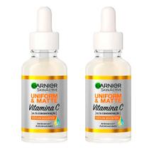 Garnier Skin Uniform & Matte Vitamina C Kit - 2 Sérum Facial Antimarcas Garnier Skin Uniform & Matte Vitamina C Kit - 2 Sérum Facial Antimarcas