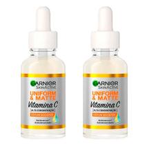 Garnier Skin Uniform & Matte Vitamina C Kit - 2 Sérum Facial Antimarcas