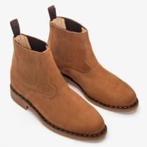Garotti Botina Masculino 716 5034 Bico Redondo Taupe - TAUPE Garotti Botina Masculino 716 5034 Bico Redondo Taupe - TAUPE