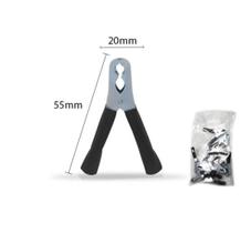 Garra Bateria Com Espaguete 30A 10 unidades preto