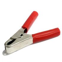 Garra Bateria Com Espaguete 30A. Pacote Com 10 Pecas Vermelha