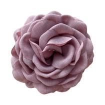 Garra De Cabelo Elegante Flor Rosa Para Mulheres Elegante Parte De Trás Da Cabeça Grampo De Cabelo