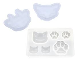 Garra de Gato Cabochão em Silicone para Pingentes