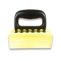 Garra De Urso Para Churrasco Com Suporte Em Madeira Preto