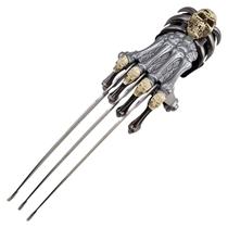 Garra Estilo Wolverine Aço E Polímero Com Caveiras No Punho Garra Estilo Wolverine Aço E Polímero Com Caveiras No Punho