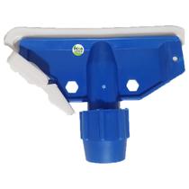 Garra Euro Mop Refil Encaixe Plástica Azul Uso Universal Em Polipropileno Resistente Com Trava Peça de Reposição