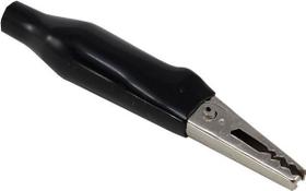 Garra jacare 5a c/capa pequena preto ( 28mm )