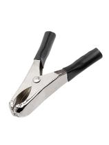 Garra Jacare Para Bateria 10A - 5 Cm - Preta
