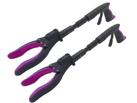 Garra magnética de alumínio Grabber Tool Luxet 19 com luz LED, pacote com 2 unidades Garra magnética de alumínio Grabber Tool Luxet 19 com luz LED, pacote com 2 unidades