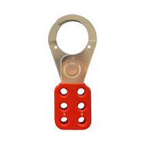Garra Metálica de Bloqueio Vermelha 6 Furos Boca 38mm Tagout Garra Metálica de Bloqueio Vermelha 6 Furos Boca 38mm Tagout