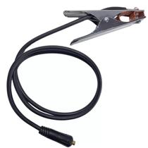 Garra Negativa Grampo Terra Para Solda 300A com Cabo e Conector 9mm
