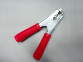 Garra para Bateria com Manopla 500 Ampéres Vermelho - UEDA