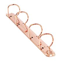 Garra para Fichário A5 - 04 Argolas D 25MM - Rosé Gold Garra para Fichário A5 - 04 Argolas D 25MM - Rosé Gold