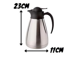Garrafa 1 Litro Chaleira Térmica Café Chá Chimarrão Parede Dupla Em Inox - Casita Garrafa 1 Litro Chaleira Térmica Café Chá Chimarrão Parede Dupla Em Inox - Casita