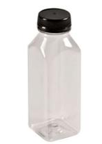 Garrafa 1000 ML TECH PLAST Tampa Preta com 10 unidades