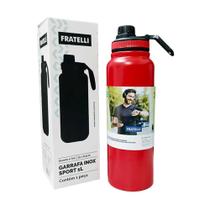 Garrafa 1L Inox Sport Cores Sortida Fratelli Garrafa 1L Inox Sport Cores Sortida Fratelli