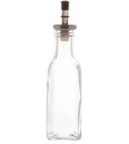 Garrafa 200ml para Azeite de Vidro com Tampa Plástica Preta Garrafa 200ml para Azeite de Vidro com Tampa Plástica Preta
