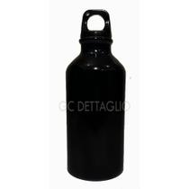 Garrafa 420ML Preta Alumínio Academia Chaveiro - GC Dettaglio