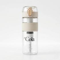 Garrafa 600ml Off White com Filtro de Carvão Ativado até 1200L Garrafa 600ml Off White com Filtro de Carvão Ativado até 1200L