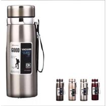 Garrafa 600ml Ou 1000ml Inox Térmica Com Infusor, De Água Café, Com Alça Tamanho E Cor 800ml Prata Garrafa 600ml Ou 1000ml Inox Térmica Com Infusor, De Água Café, Com Alça Tamanho E Cor 800ml Prata