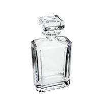 Garrafa 700ml para whisky de cristal transparente Blank Quadrado Bohemia - 35151