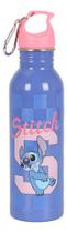 Garrafa Aço Inox 750ml Alça De Mão Original Stitch Disney
