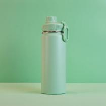 Garrafa Aço Inox 780ml - LLAM Store - Tampa Rosqueável com Alça e Vedação de Silicone