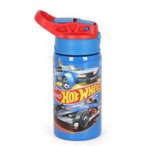 Garrafa Aco Inox Hot Wheels Azul 500ml Garrafa Aco Inox Hot Wheels Azul 500ml