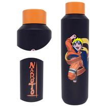 Garrafa Acqua Naruto Uzumaki 600ml Cor Preta Zona Criativa