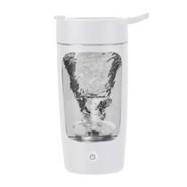 Garrafa agitadora elétrica Daasigwaa Tritan BPA Free 650ml branca