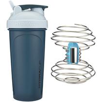 Garrafa agitadora HydraCup Power com batedor ponderado 800 ml - azul Garrafa agitadora HydraCup Power com batedor ponderado 800 ml - azul
