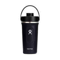 Garrafa agitadora Hydro Flask isolada 700mL preta Garrafa agitadora Hydro Flask isolada 700mL preta
