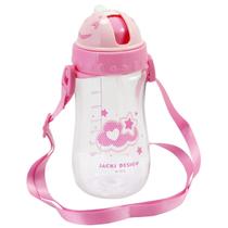 Garrafa Água 460ml Infantil Canudo Criança Líquidos Squeezes Personalizado Água Suco Resistente