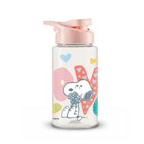 Garrafa Água Infantil 500ml Plástico Antivazamento Desenho Alça Portátil Estampado Escolar Passeio Lancheira Suco