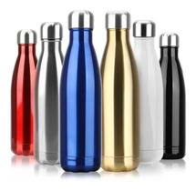 Garrafa Água Inox Squeeze Gelada Caminhada Academia 500 Ml!