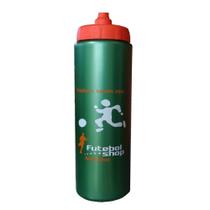 Garrafa Água Squeeze 800 Ml Bico Automático Verde/Laranja