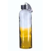 Garrafa Agua Squeeze C/ Alça Vidro 500 Ml Colorida