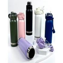 Garrafa Água Térmica Aço Inoxidável Premium 1,2L Academia Isolamento A Vácuo