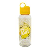 Garrafa Água Vidro Go Run 500Ml Casambiente R922009-Amarelo