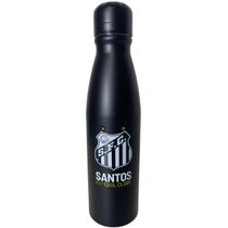 Garrafa Aluminio 600 Ml Squeeze Oficial Santos Água Fria