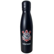 Garrafa Aluminio 600Ml Squeeze Oficial Corinthians Água Fria