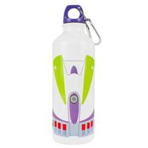 Garrafa alumínio branco buzz lightyear toy story 500ml - disney