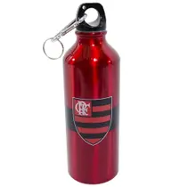 Garrafa Aluminio Com Prendedor 500ml - Flamengo