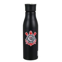 Garrafa Aluminio Cordão 600 Ml Squeeze Oficial Corinthians