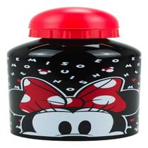 Garrafa Alumínio Preto Minnie 500Ml - Disney