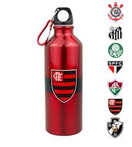 Garrafa Aluminio Squeeze Flamengo Fc Futebol Oficial 500ml